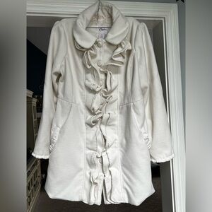 Candie's Ruffed Pea Coat.